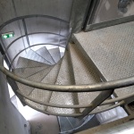 escalier hélicoïdal galva